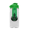 20 Oz. Tritan Infuser Bottle W/ Flip Top Lid